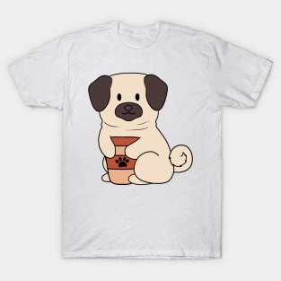 Coffee Pug T-Shirt